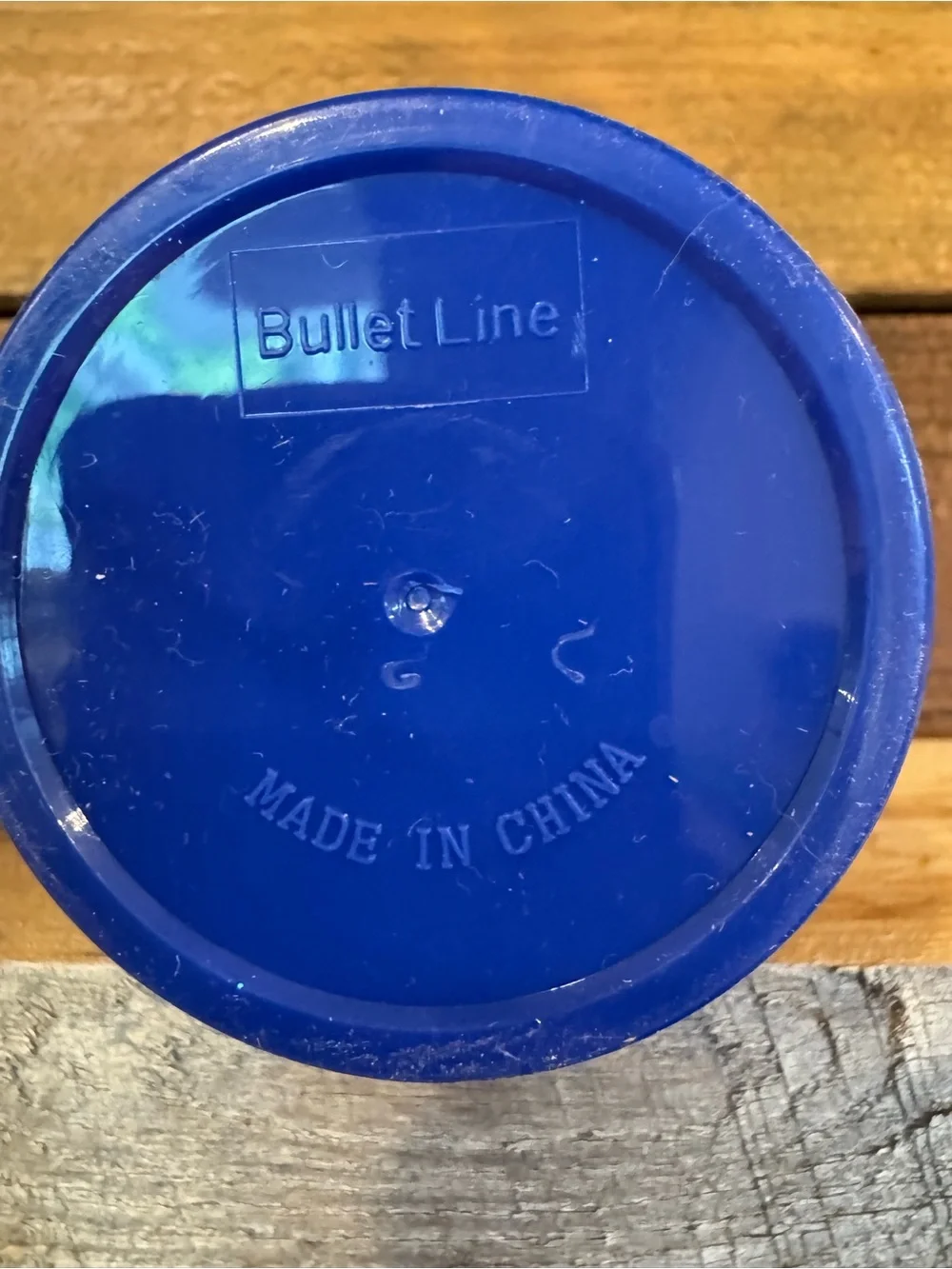 Vintage Blue FILENE'S Travel Mug